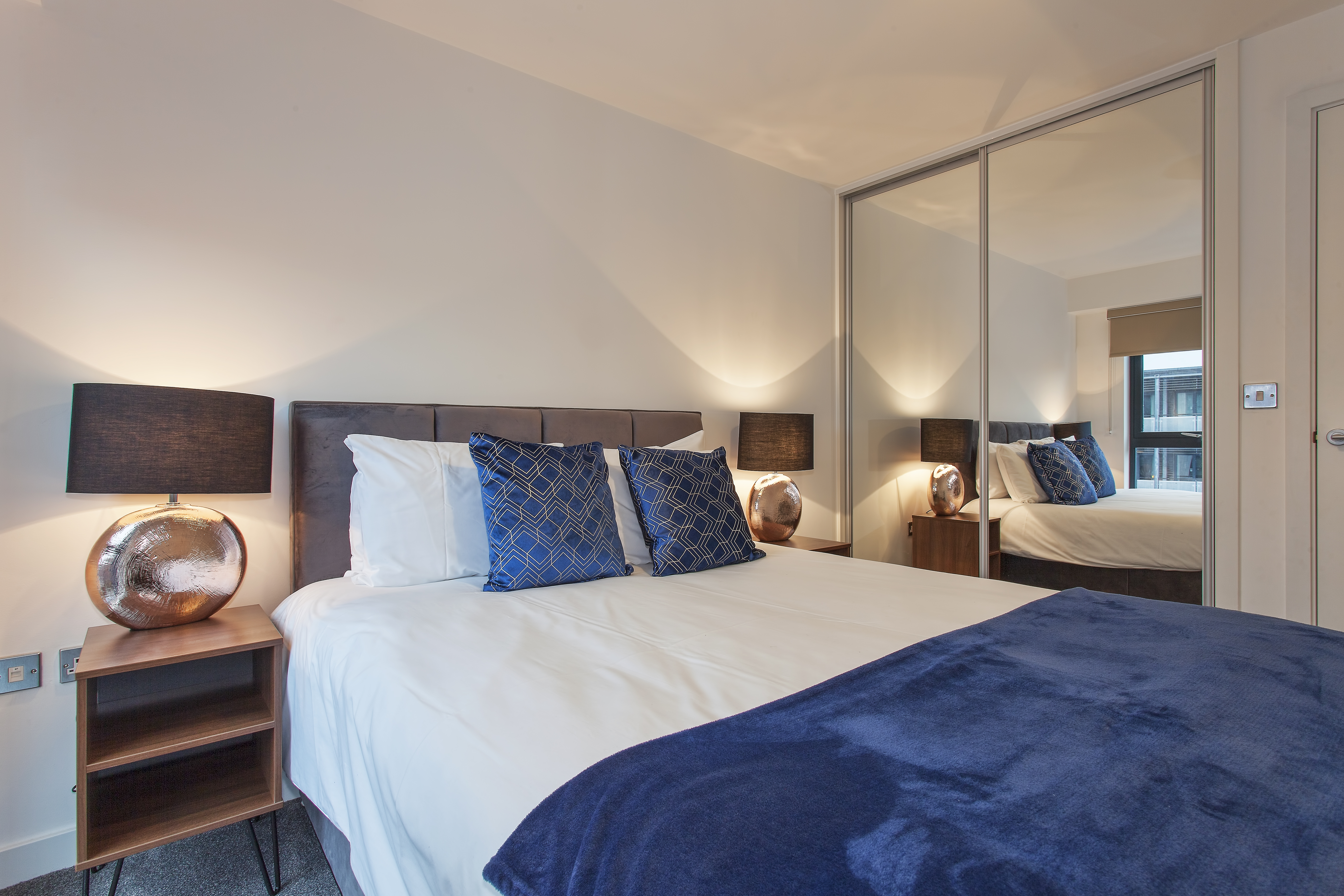 Charles Hope Birmingham City Apartments 1 Bedroom Apartment Bedroom.E